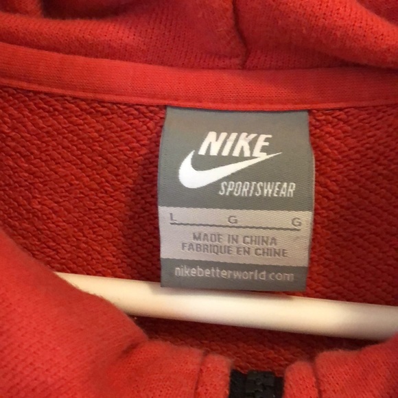 Nike Colour Block zip up hoodie size L - Picture 2 of 4